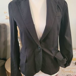 Theory Black Blazer Size 2 Like New